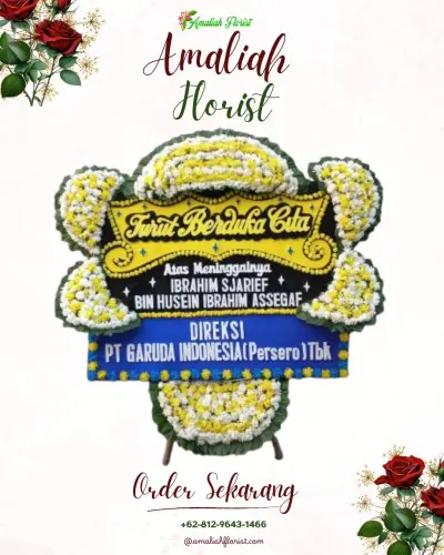 Papan Bunga Duka di Selacau