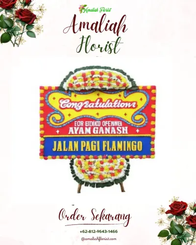 Bunga Papan Congratulation di Selacau